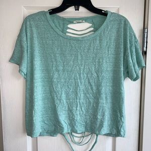 Turquoise top
